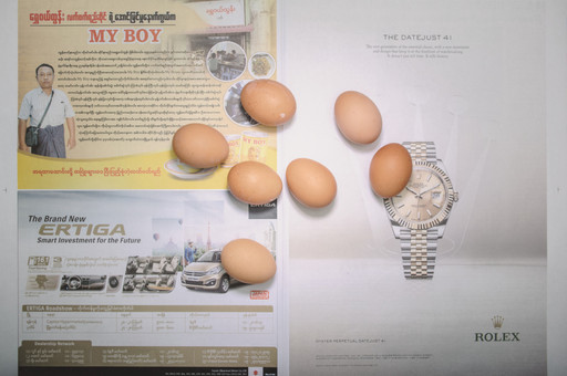 Chow and Lin, Stefen Chow, Huiyi Lin. The Poverty Line (Eggs) (Myanmar). 2010-2020