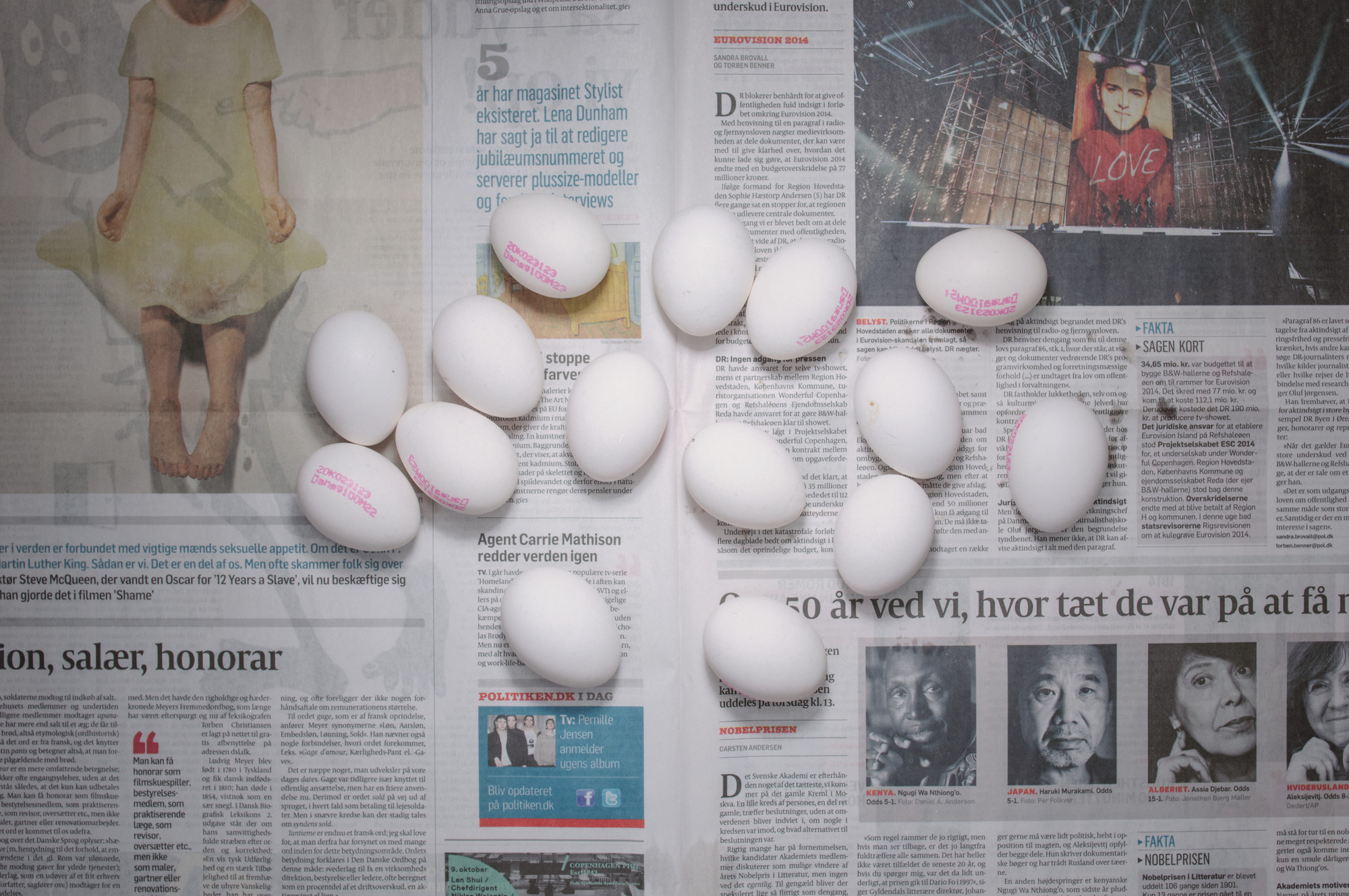 Chow and Lin, Stefen Chow, Huiyi Lin. The Poverty Line (Eggs) (Denmark). 2010-2020