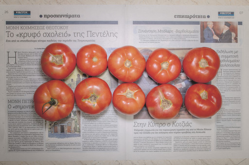 Chow and Lin, Stefen Chow, Huiyi Lin. The Poverty Line (Tomatoes) (Greece). 2010-2020