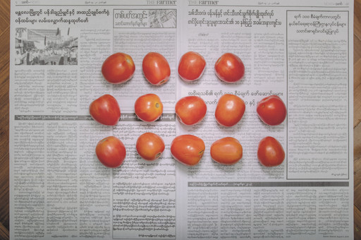 Chow and Lin, Stefen Chow, Huiyi Lin. The Poverty Line (Tomatoes) (Myanmar). 2010-2020