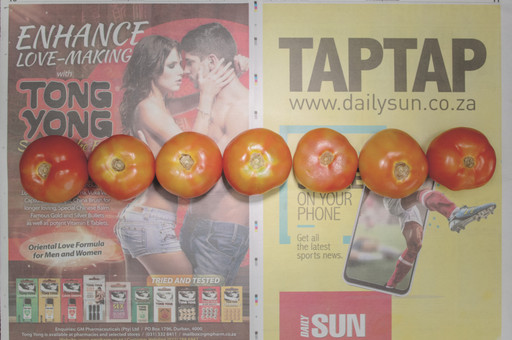 Chow and Lin, Stefen Chow, Huiyi Lin. The Poverty Line (Tomatoes) (South Africa). 2010-2020