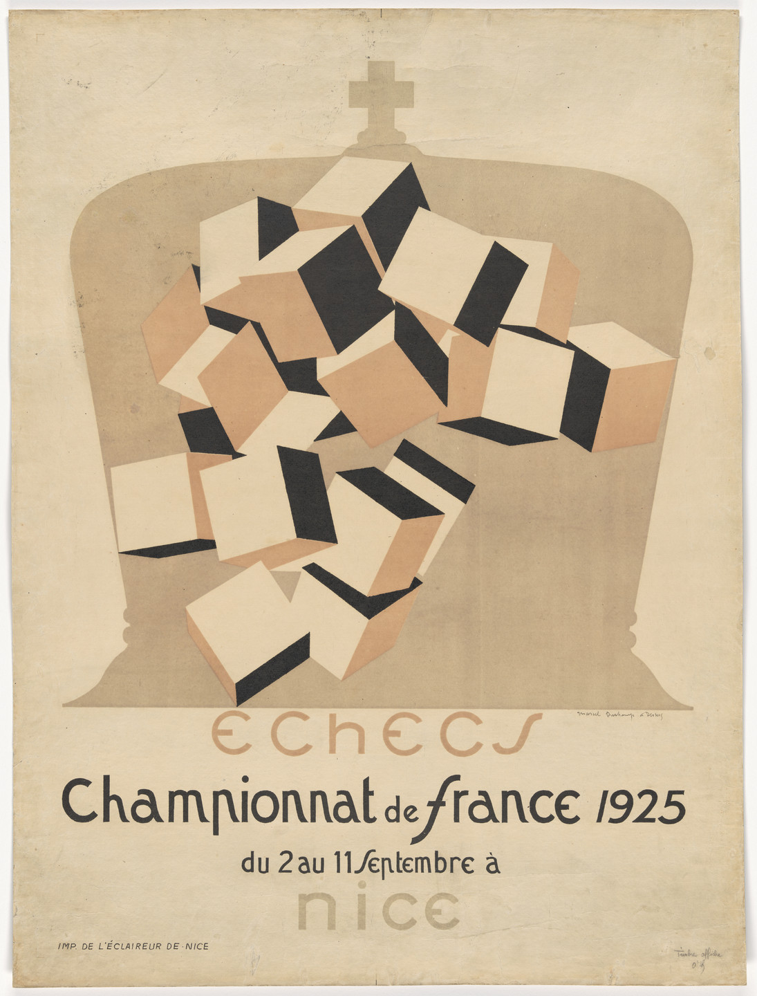 Marcel Duchamp. Echecs, Championnat de France 1925. 1925 | MoMA