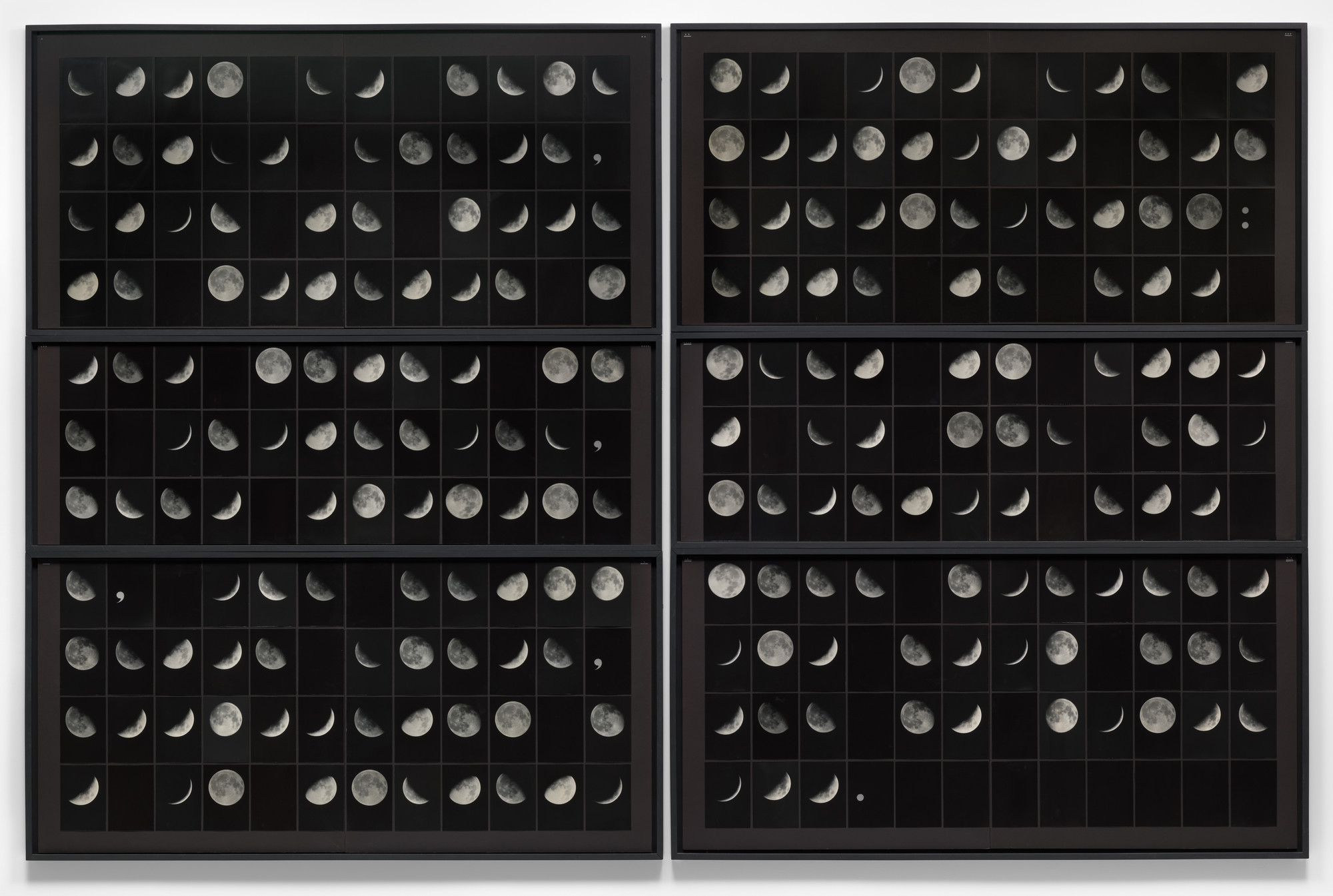 Leandro Katz. Lunar Sentence II. 1978-79
