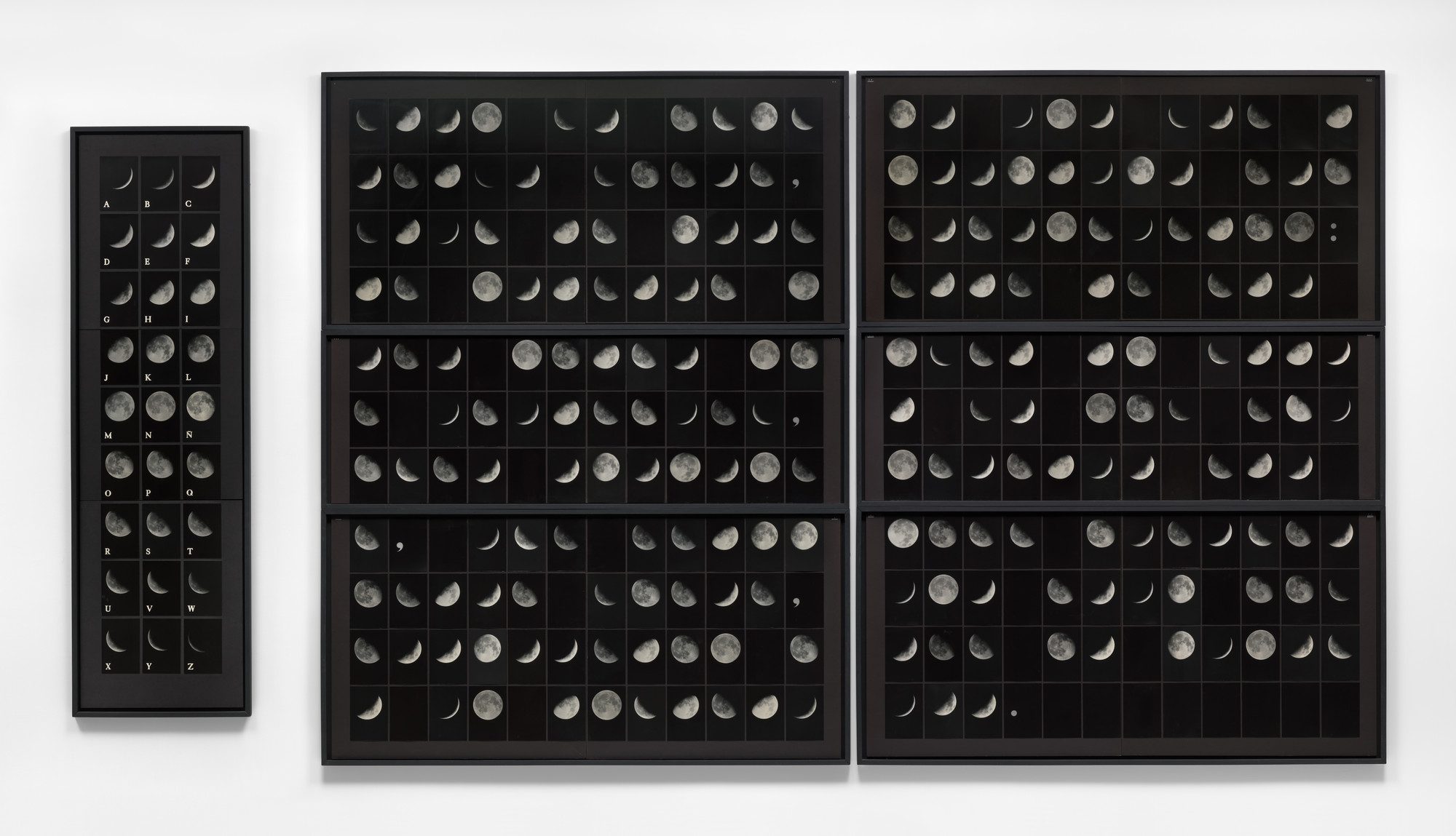 Leandro Katz. Lunar Sentence II. 1978-79