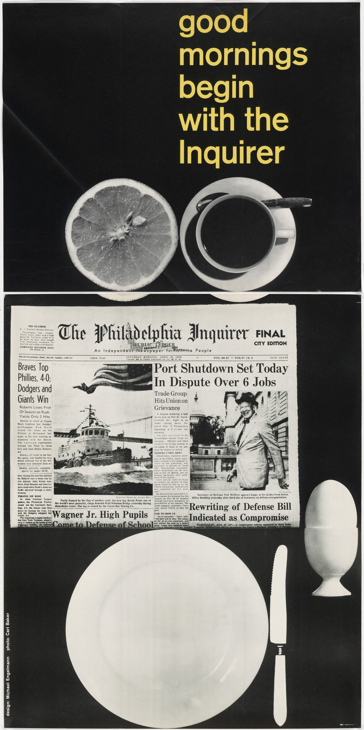 Michael Engelmann. Good Morning Begins with The Inquirer. 1958