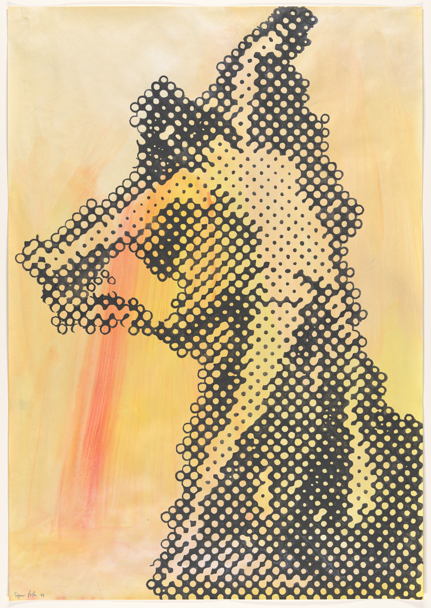 Sigmar Polke. Untitled (Dancer)
