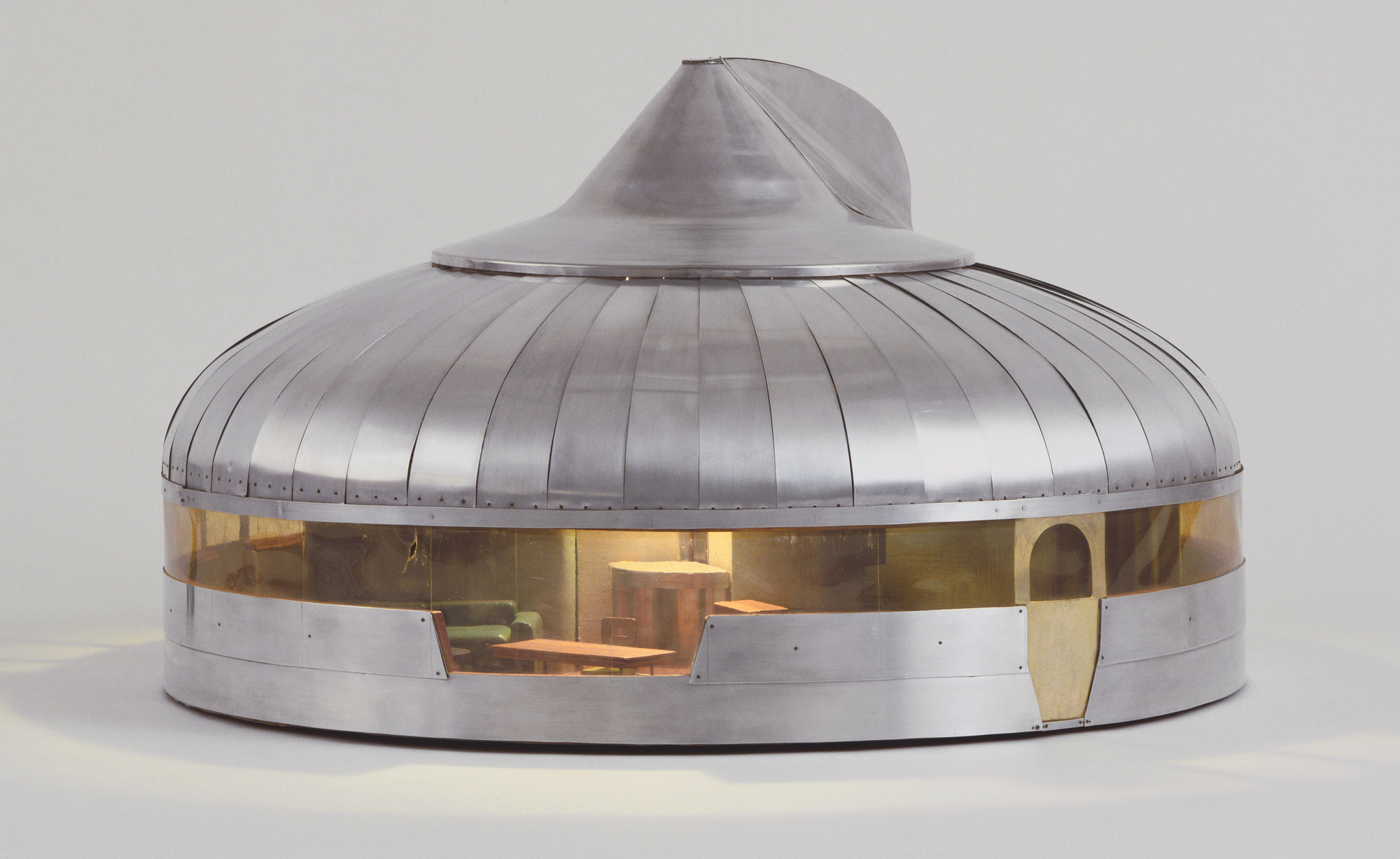 R. Buckminster Fuller. Dymaxion Dwelling Machine, Wichita, Kansas. 1944–1946