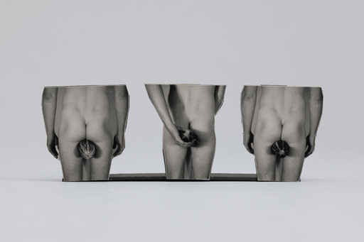 Untitled (collage featuring Gary Hume)