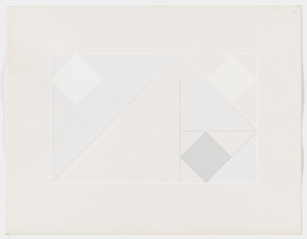 Untitled (gray and white lines)