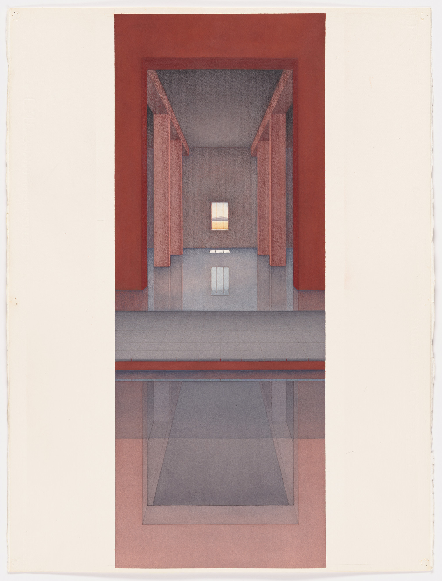 Lauretta Vinciarelli. Water Enclosure in Red II