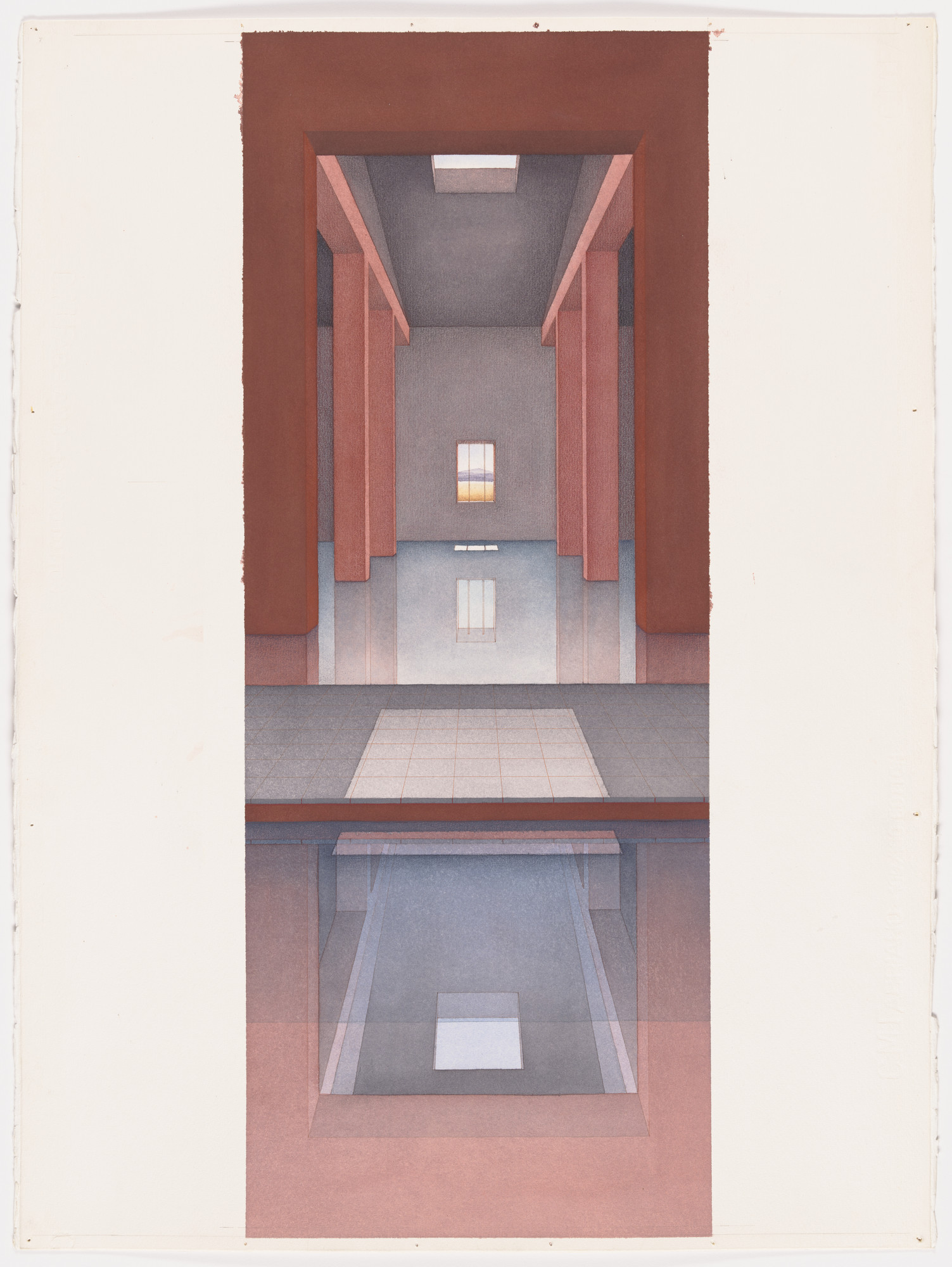 Lauretta Vinciarelli. Water Enclosure in Red I