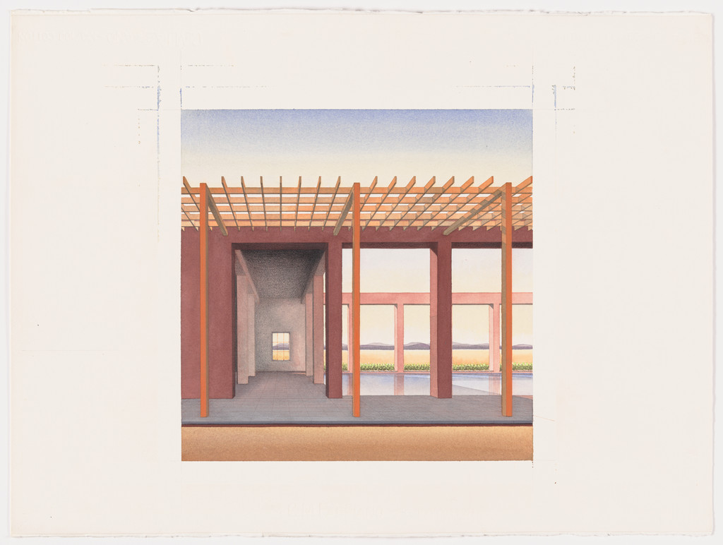 Water Enclosure with Landscape