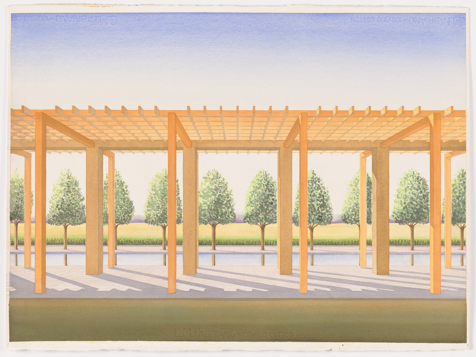 Lauretta Vinciarelli. Water Enclosure in Landscape 2
