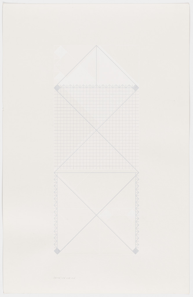 Untitled (gray and white lines)