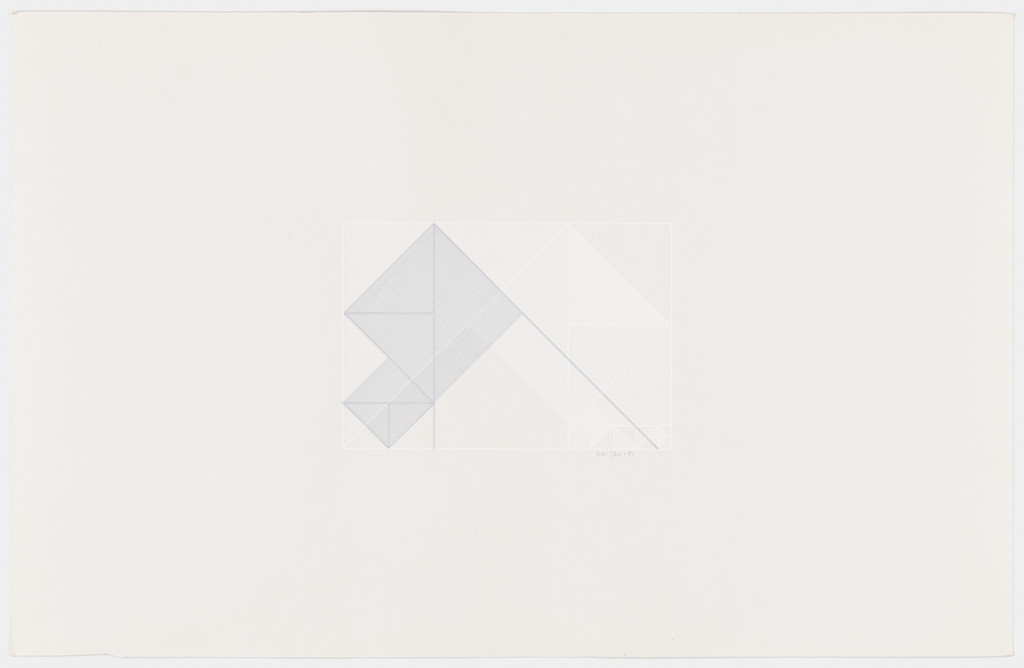 Untitled (gray and white lines)