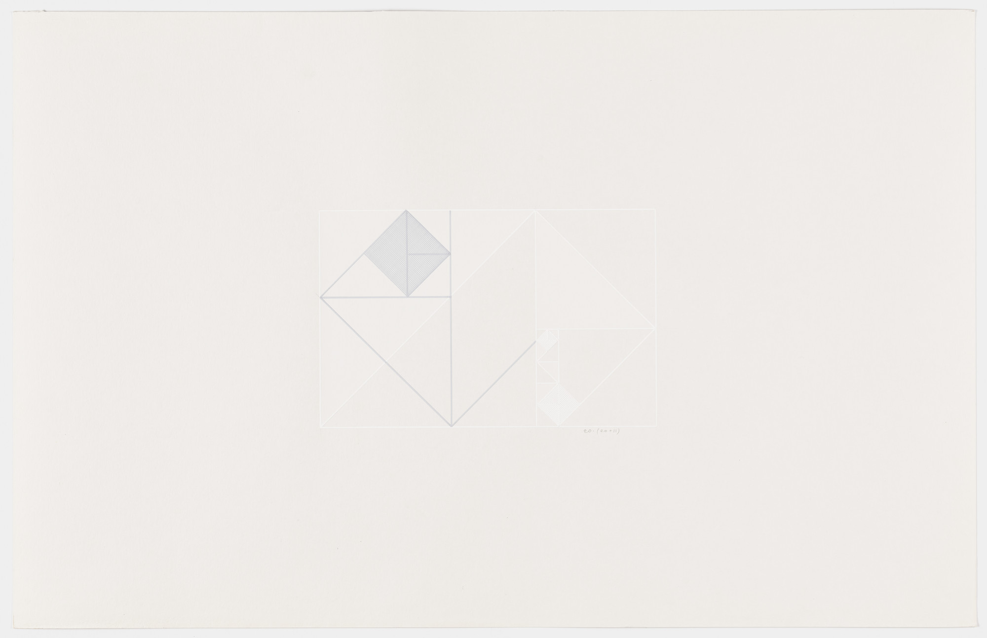 Lauretta Vinciarelli. Untitled (gray and white lines)