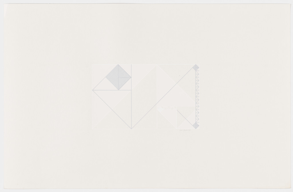 Untitled (gray and white lines)