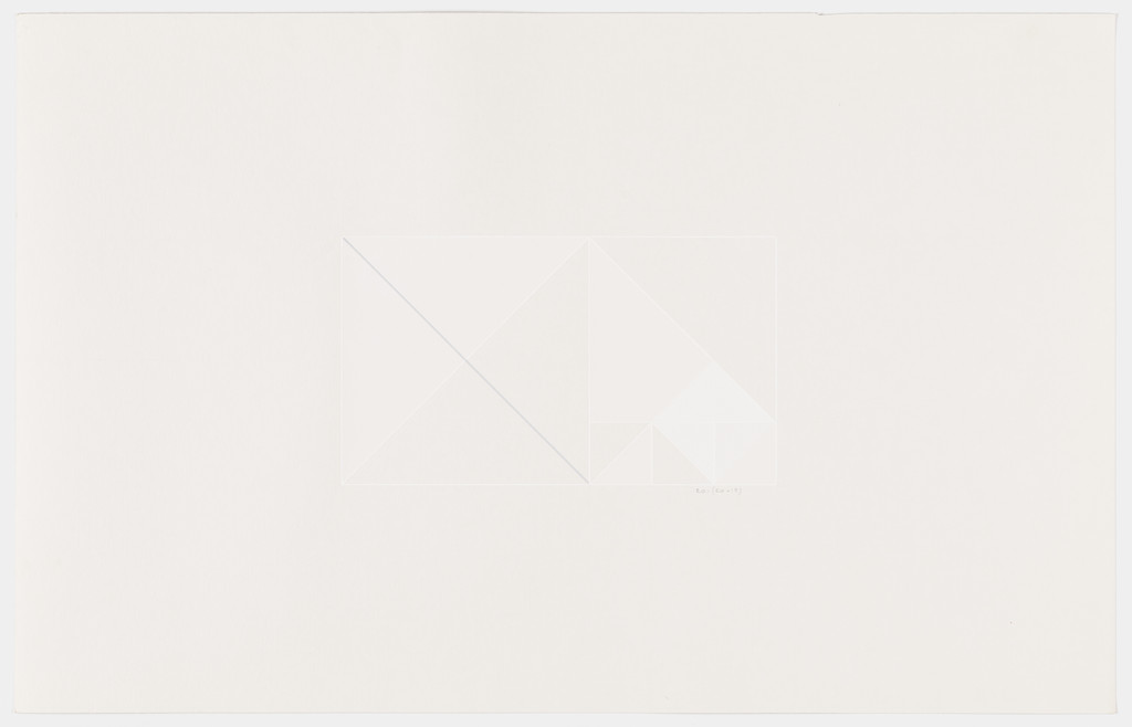 Untitled (gray and white lines)