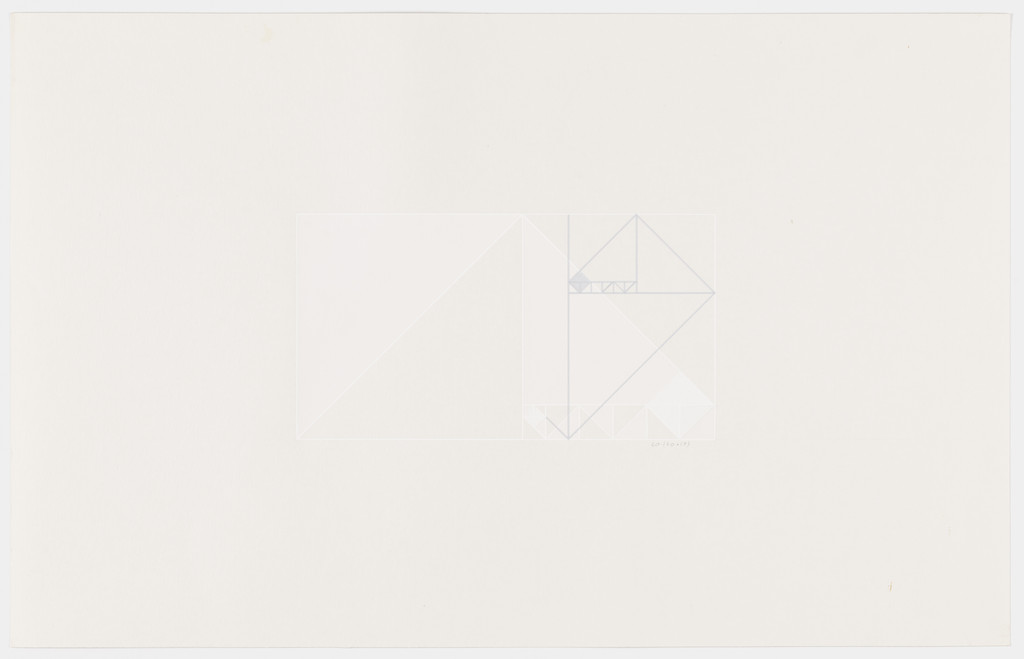 Untitled (gray and white lines)