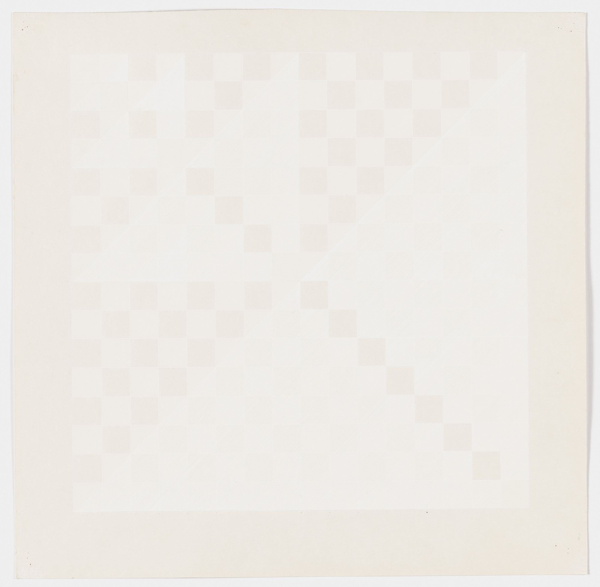 Lauretta Vinciarelli. Untitled (white lines)