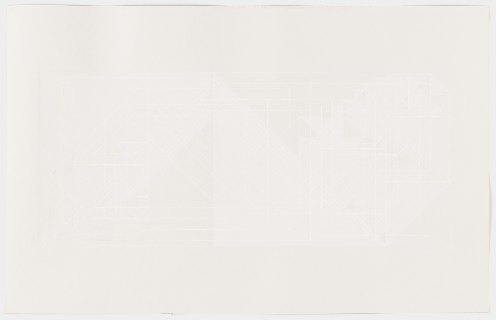 Lauretta Vinciarelli. Untitled (white lines)