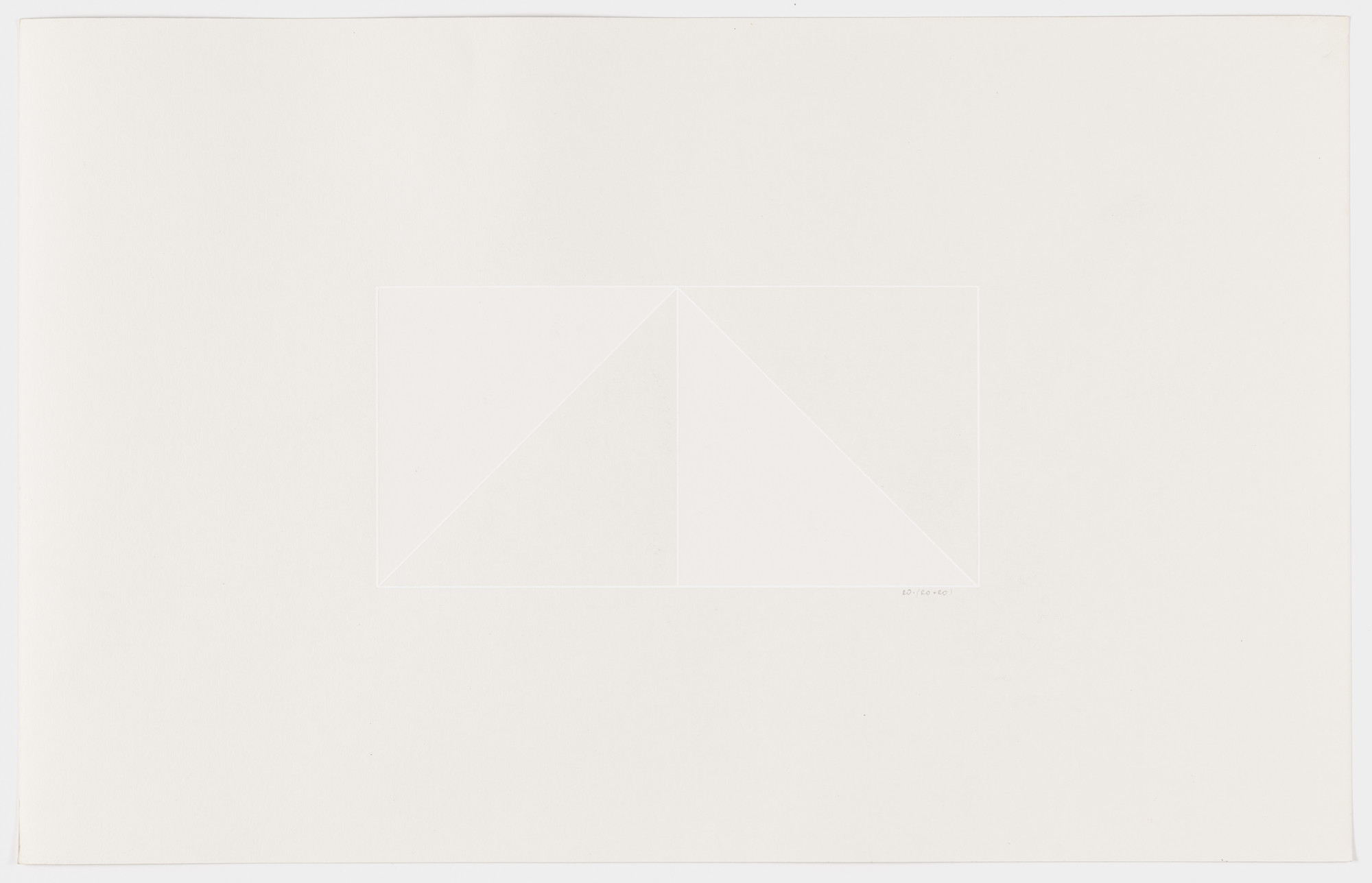 Lauretta Vinciarelli. Untitled (white lines)