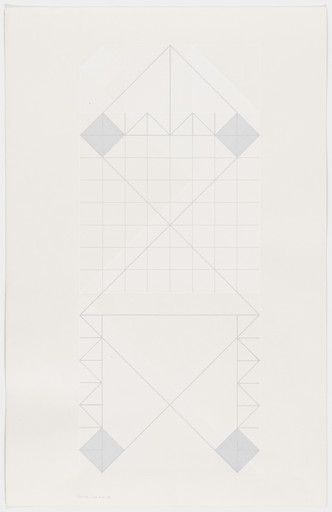 Untitled (gray and white lines)