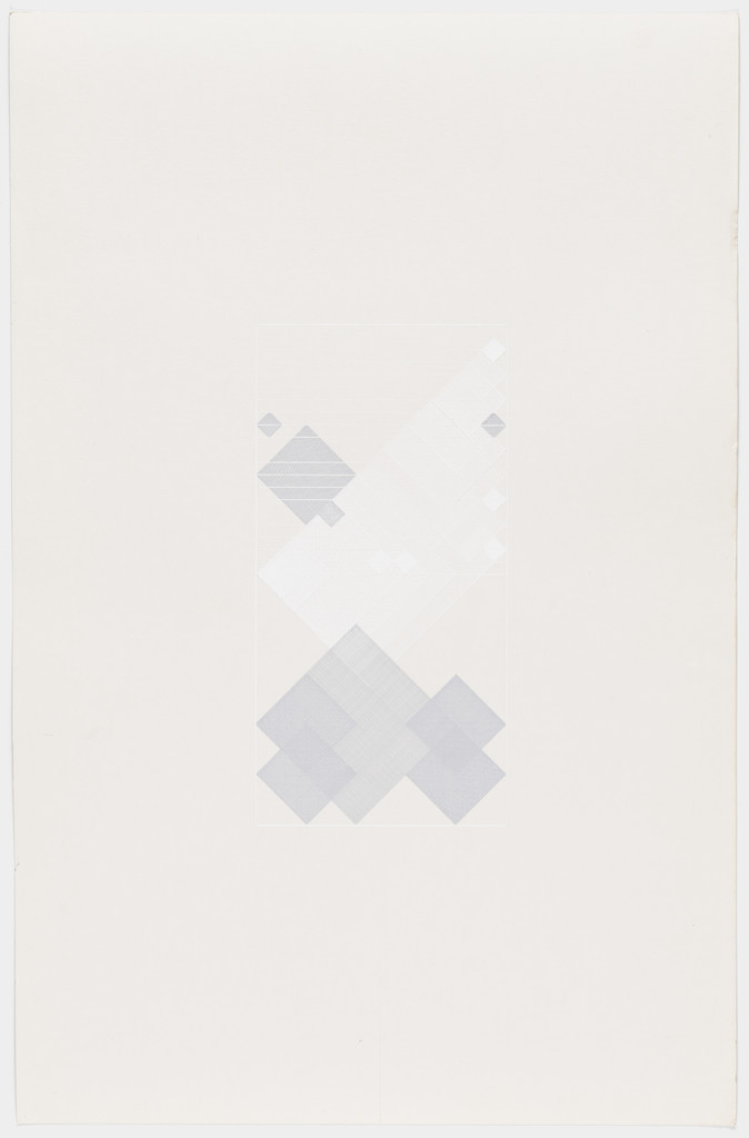 Untitled (gray and white lines)