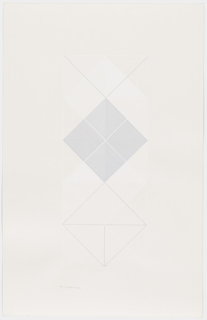 Untitled (gray and white lines)