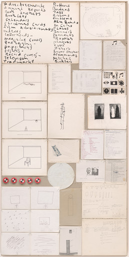 Untitled (Charts, Lists and Drawings)