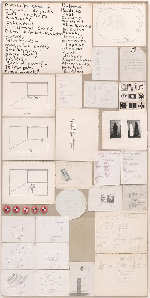 Untitled (Charts, Lists and Drawings)