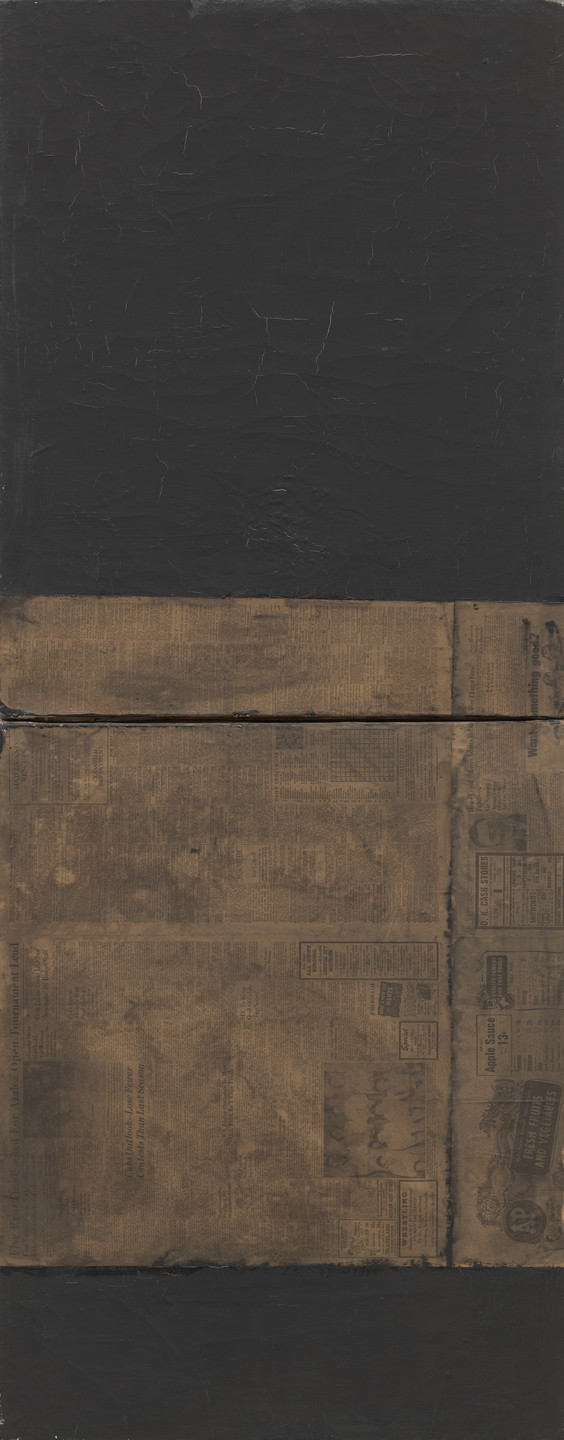 Robert Rauschenberg. Untitled (Asheville Citizen). c. 1952
