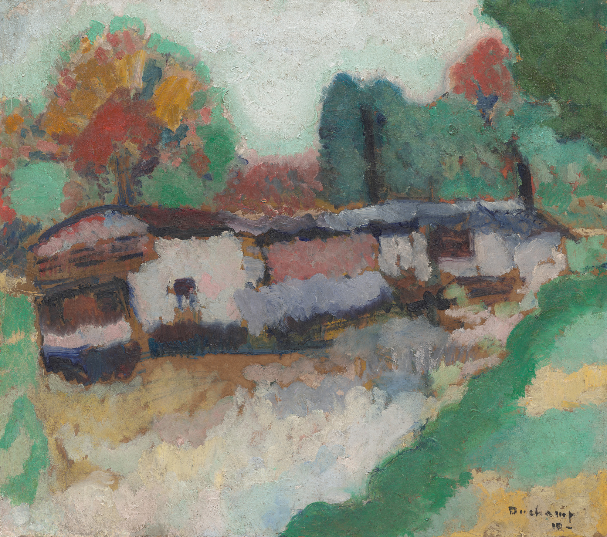 Marcel Duchamp. Laundry Barge. 1910 | MoMA