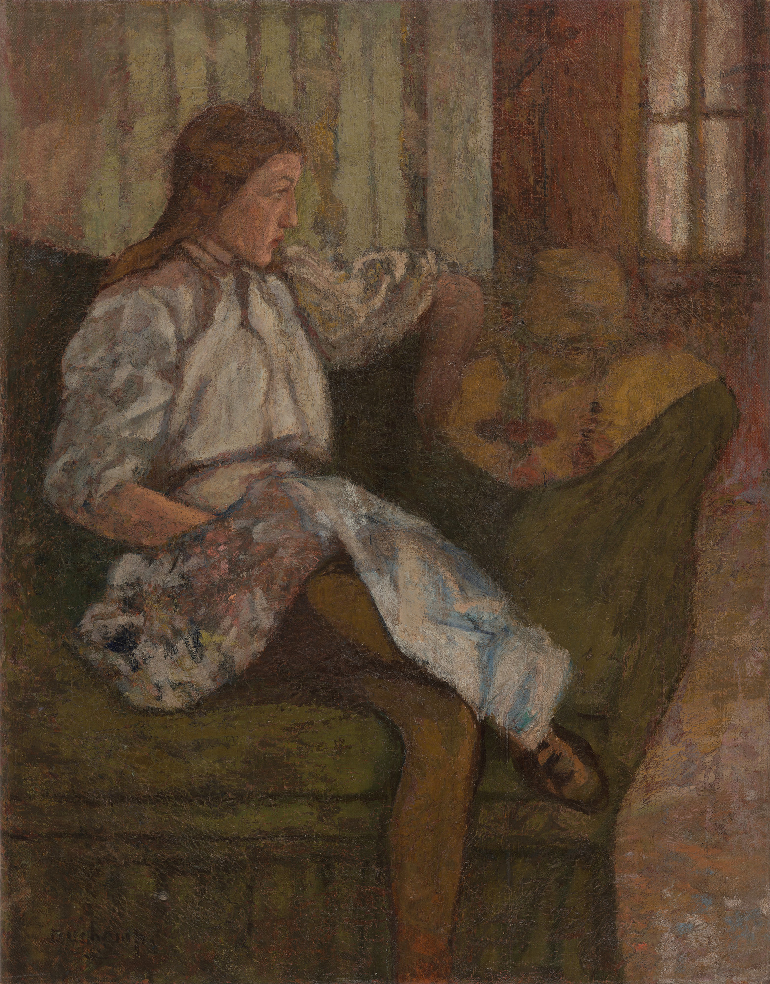 Marcel Duchamp. Portrait of Yvonne Duchamp. 1907 or 1909 | MoMA