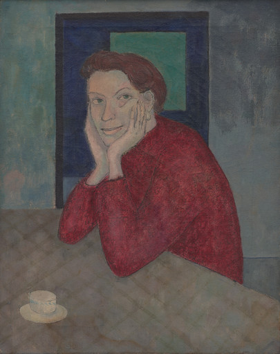 Ella Marion in Red Sweater