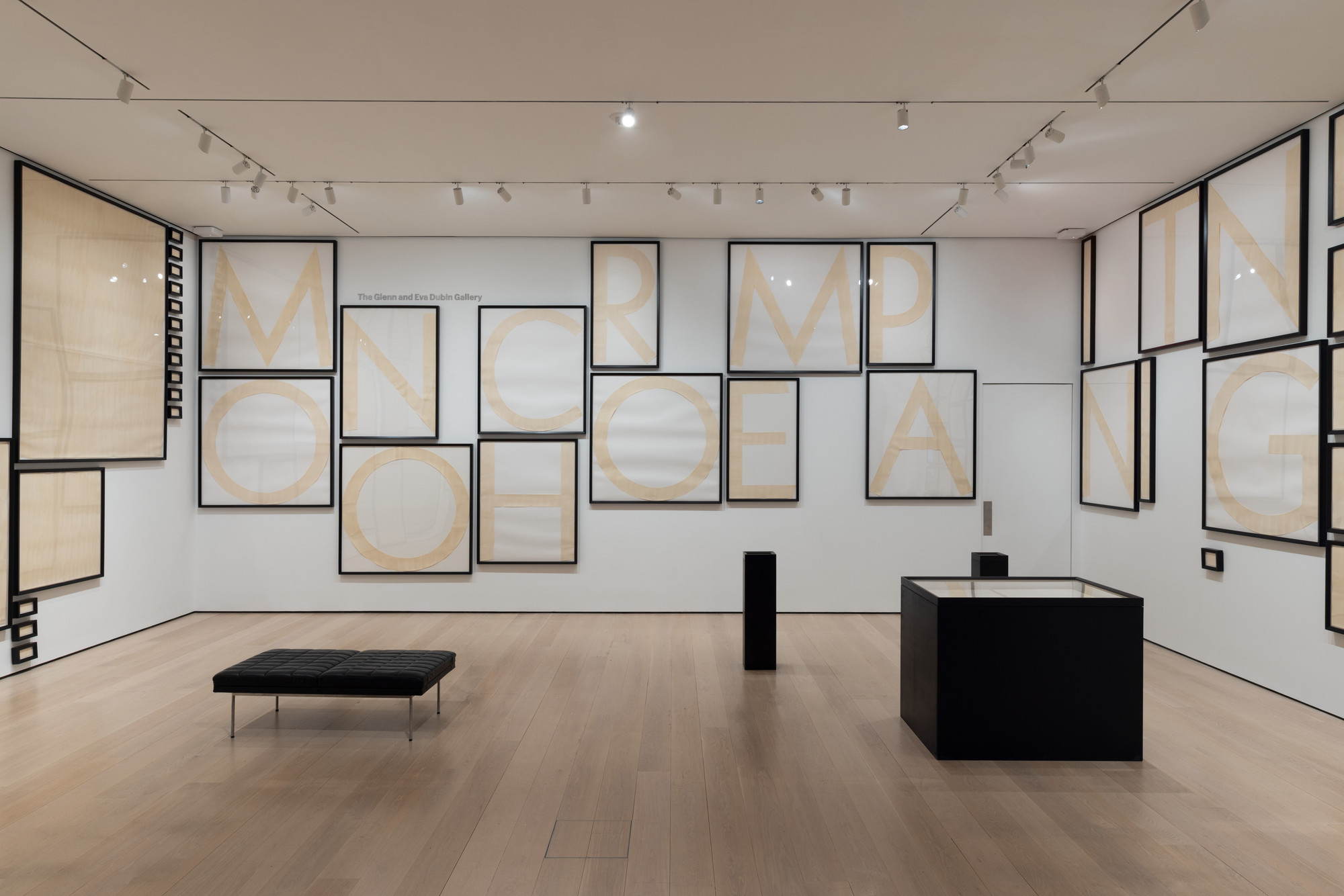Stephen Prina. Untitled/&#34;The history of modern painting, to label it with a phrase, has been the struggle against the catalogue&#34;--Barnett Newman/(Monochrome Painting, 1988-1989). 1991