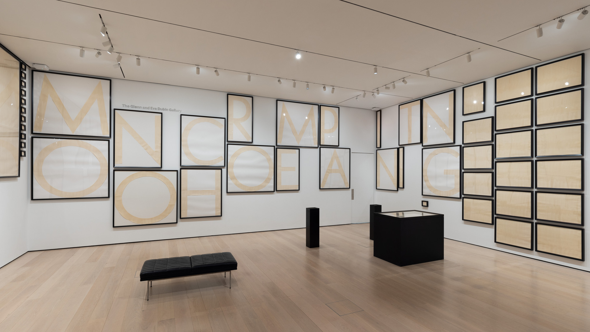 Stephen Prina. Untitled/&#34;The history of modern painting, to label it with a phrase, has been the struggle against the catalogue&#34;--Barnett Newman/(Monochrome Painting, 1988-1989). 1991
