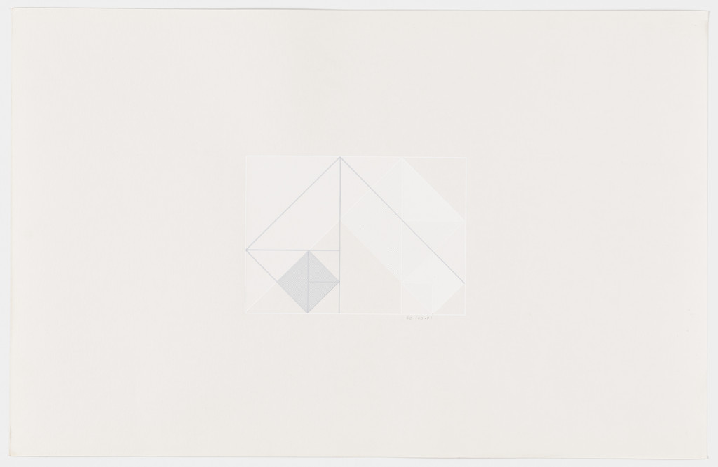 Untitled (gray and white lines)