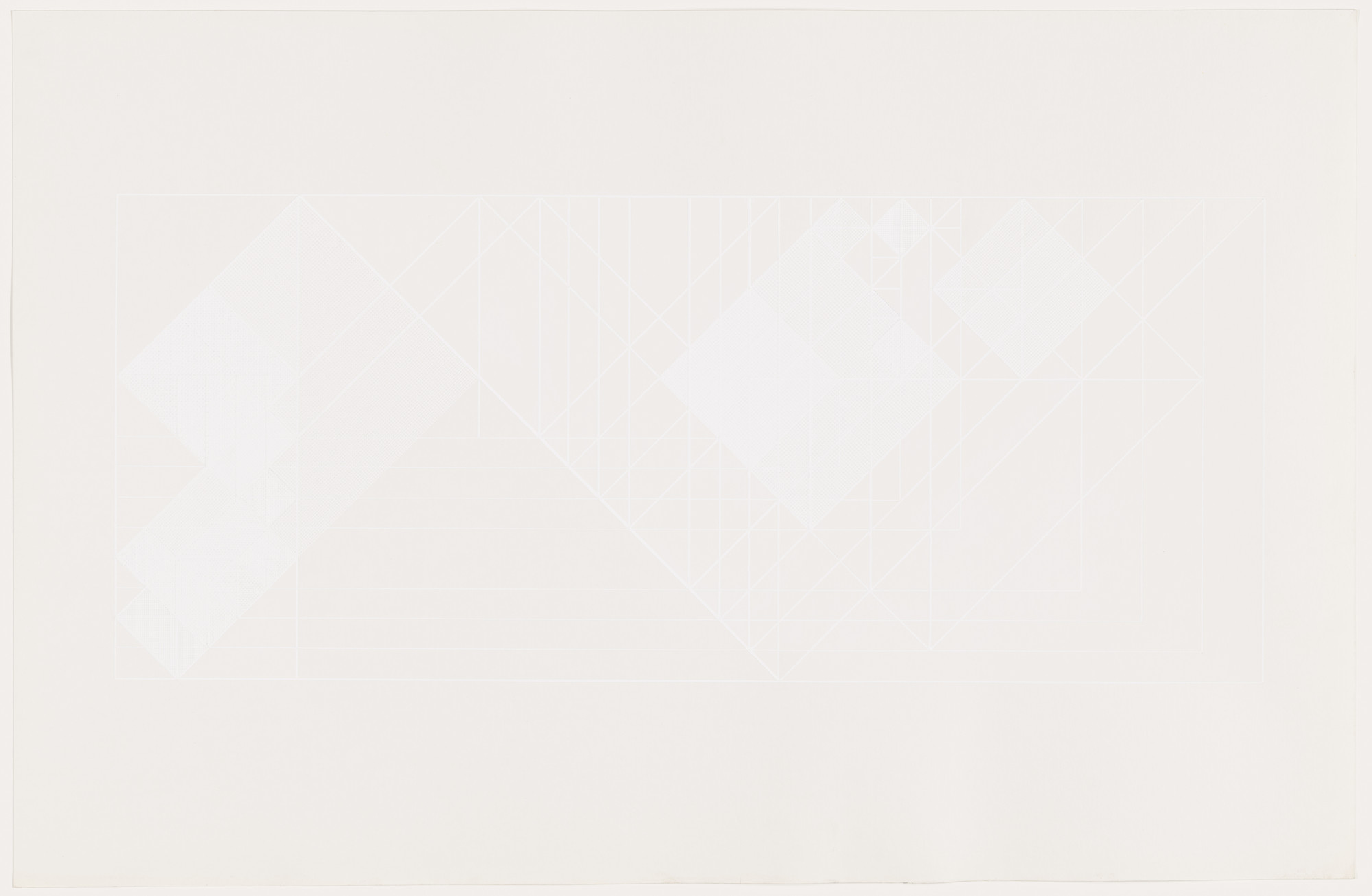 Lauretta Vinciarelli. Untitled (white lines)