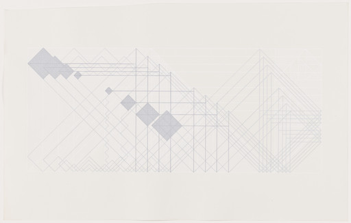 Untitled (gray and white lines)