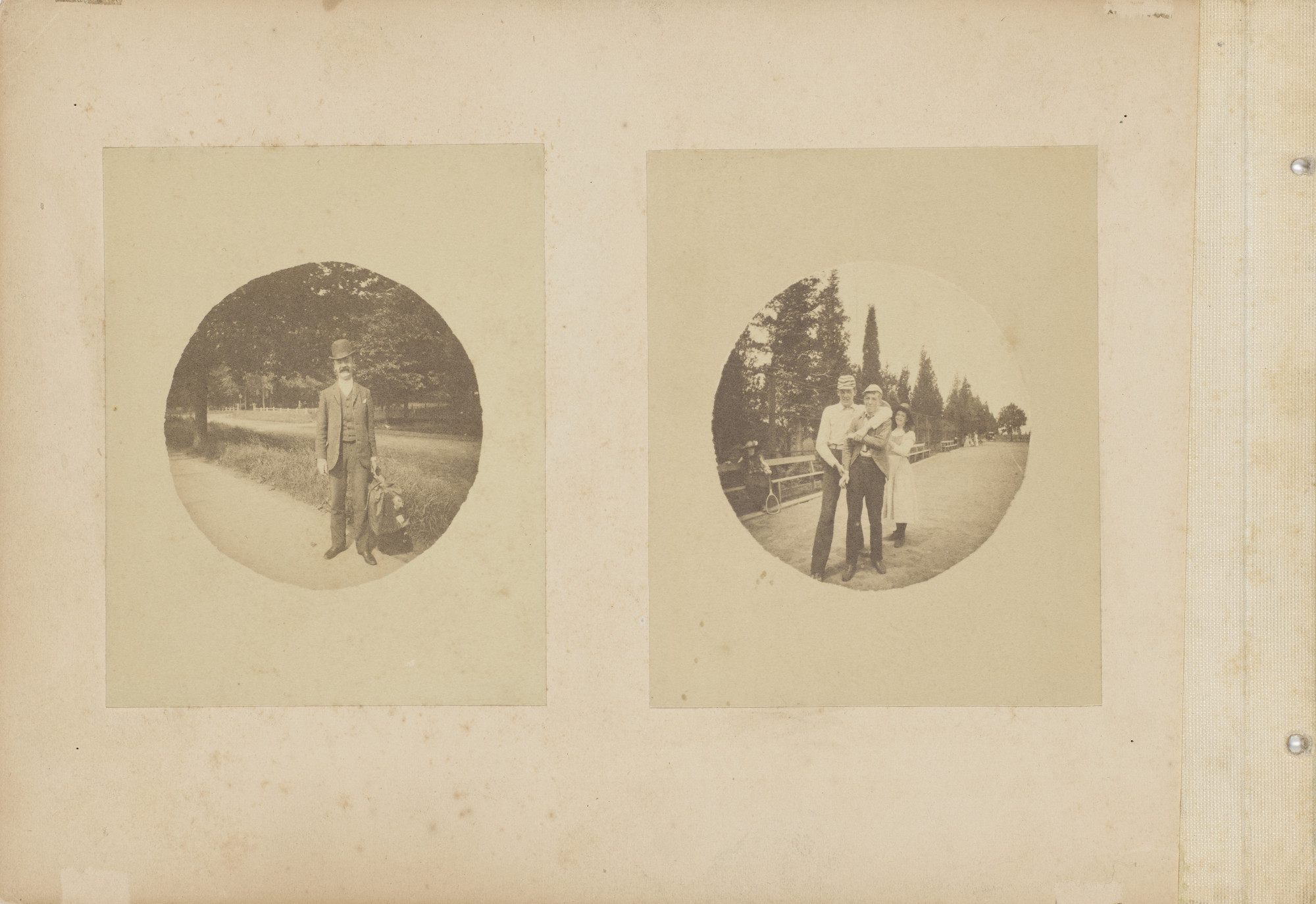 Unidentified photographer. Kodak #1 prints. c. 1890