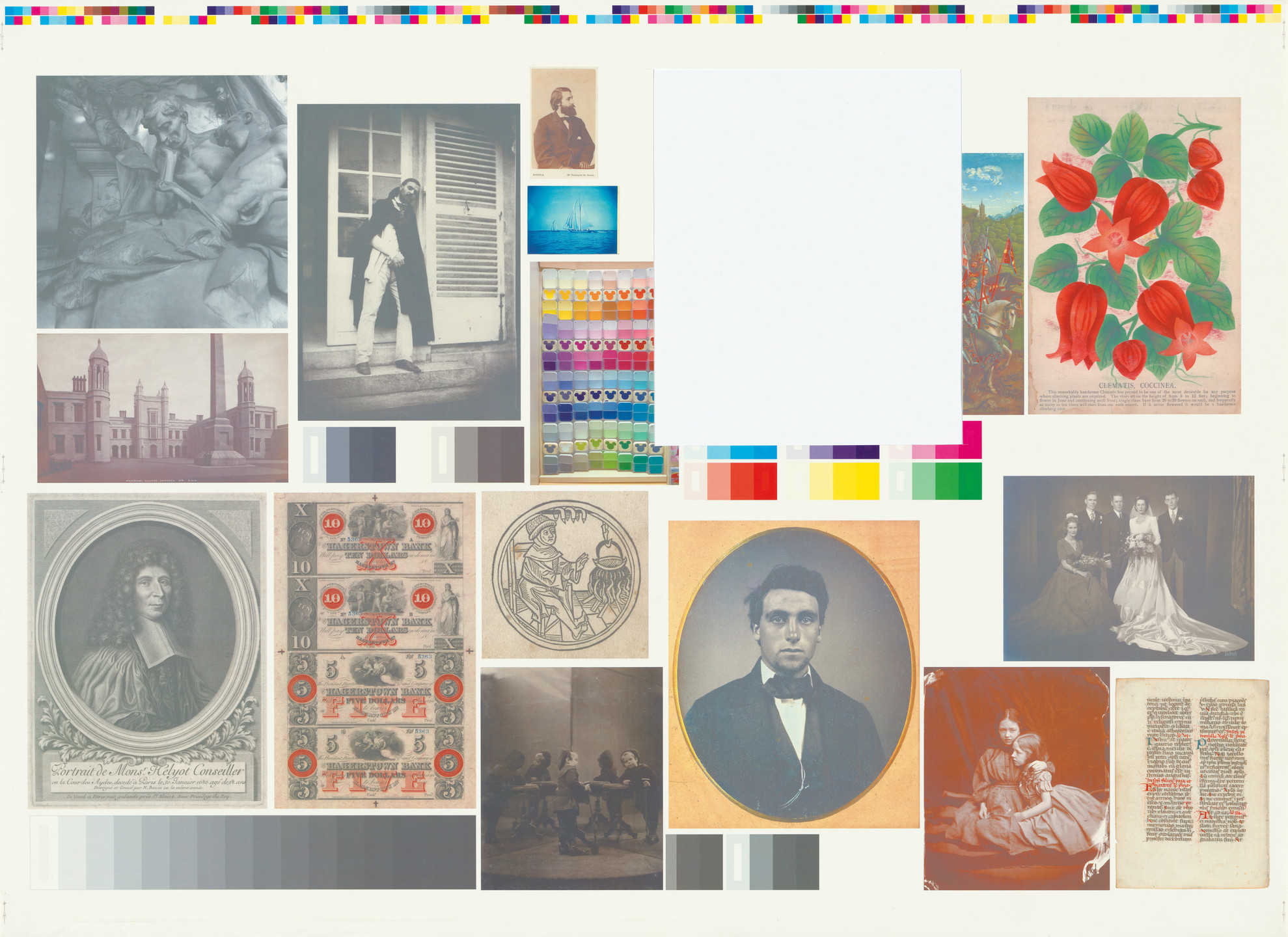 Richard Benson. Proof sheet progressives for The Printed Picture (New York: The Museum of Modern Art, 2008). 1946