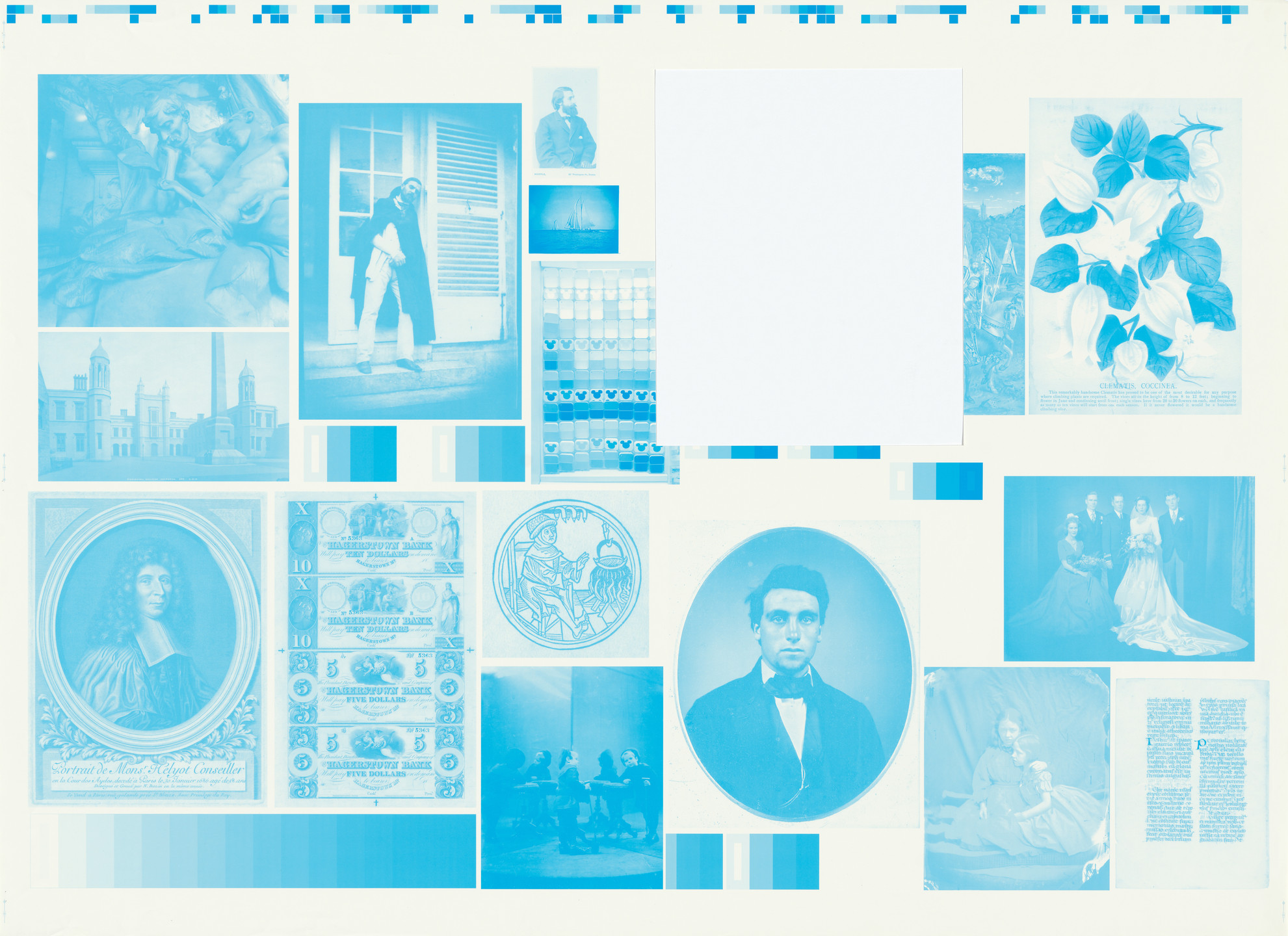 Richard Benson. Proof sheet progressives for The Printed Picture (New York: The Museum of Modern Art, 2008). 1946