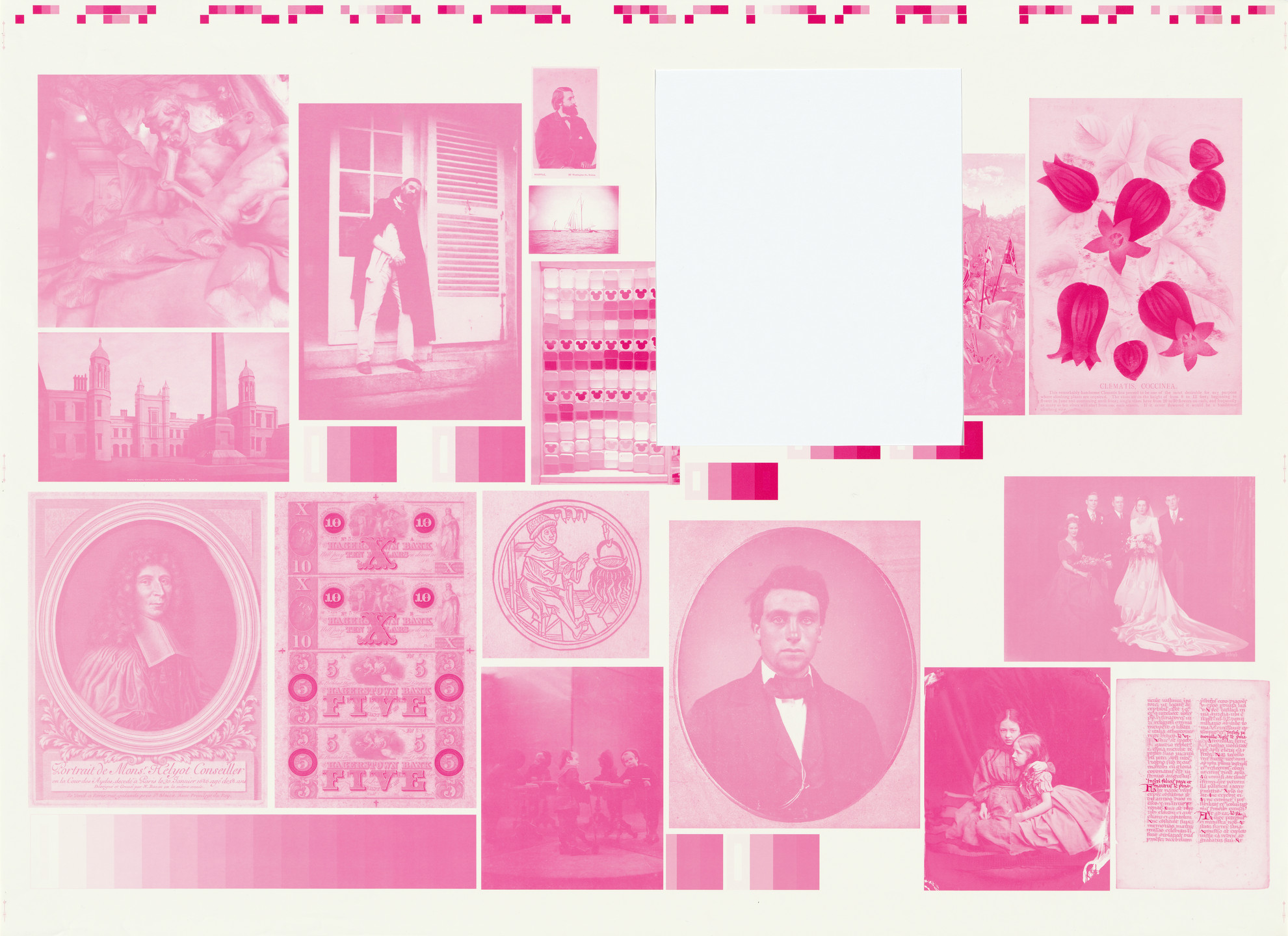 Richard Benson. Proof sheet progressives for The Printed Picture (New York: The Museum of Modern Art, 2008). 1946