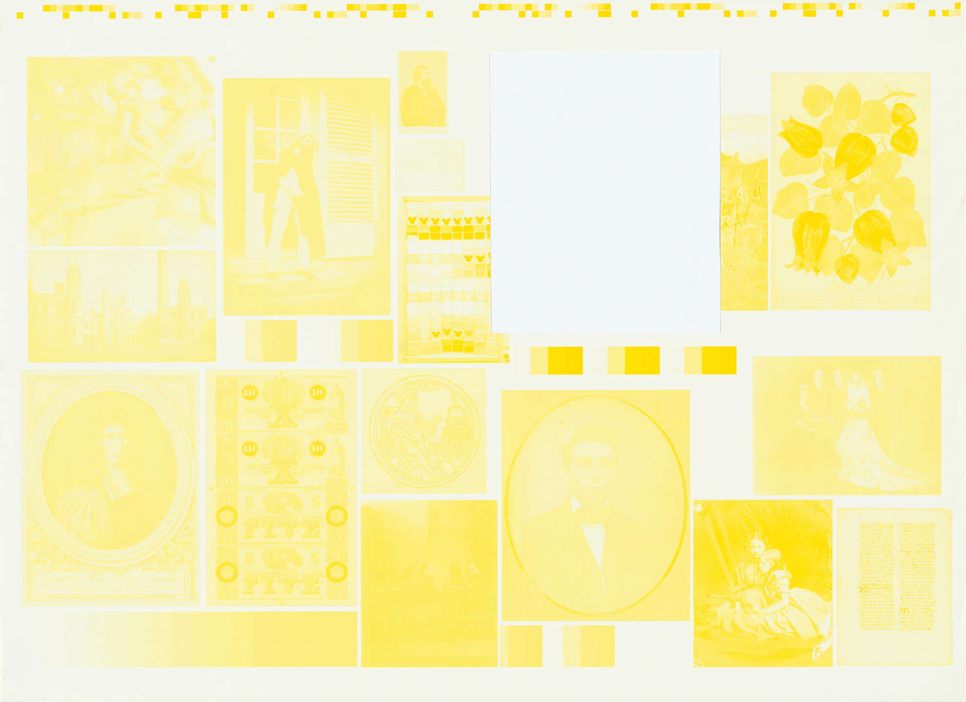 Richard Benson. Proof sheet progressives for The Printed Picture (New York: The Museum of Modern Art, 2008). 1946
