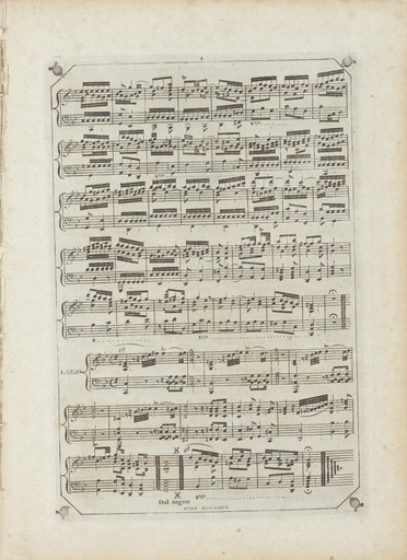 Sheet music from Judas Maccabaeus by George Frideric Handel