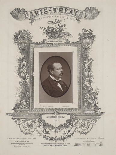 Aurélien Scholl from Paris--Theatre (vol. 5, no. 235), November 15-21, 1877