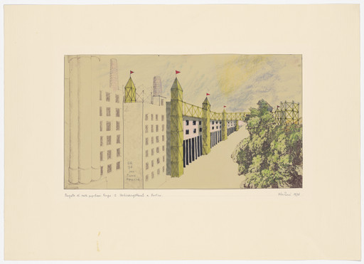 Aldo Rossi. Project for public housing. 1976