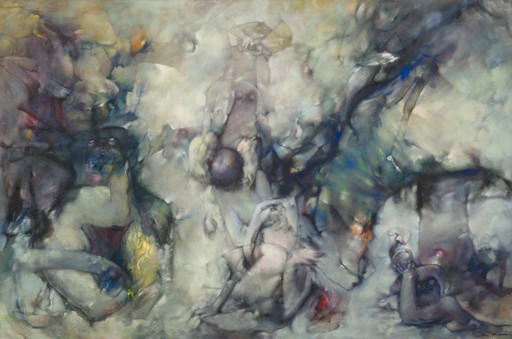 Dorothea Tanning. Dogs of Cythera. 1963