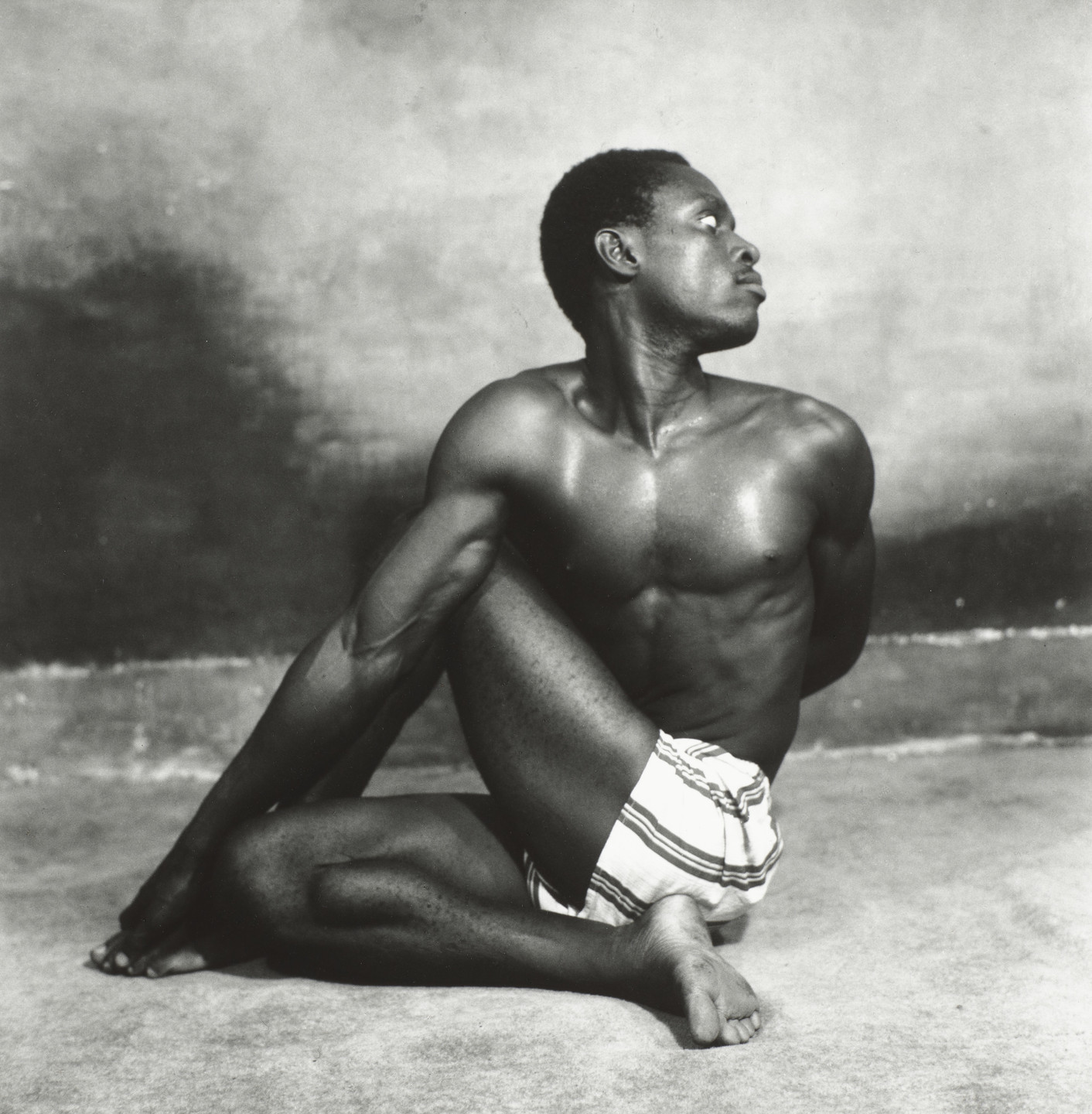 young junior nude James Barnor. J. Peter Dodoo Jr., Yoga Student of “Mr. Strong,” Ever Young  Studio. Accra. 1955 | MoMA